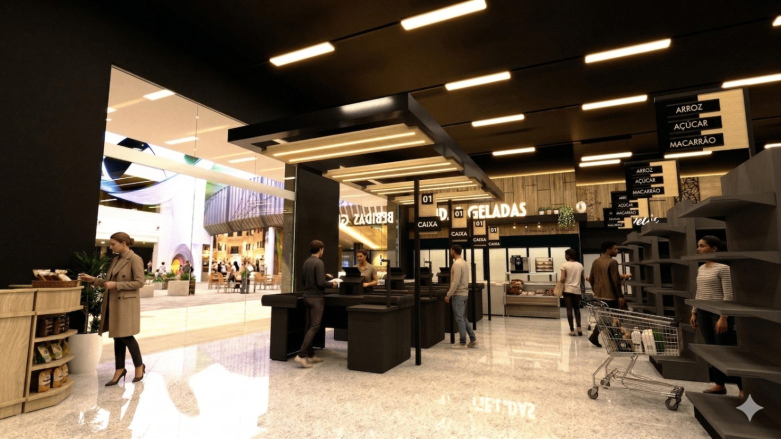 Projeto comercial - entrada e checkout