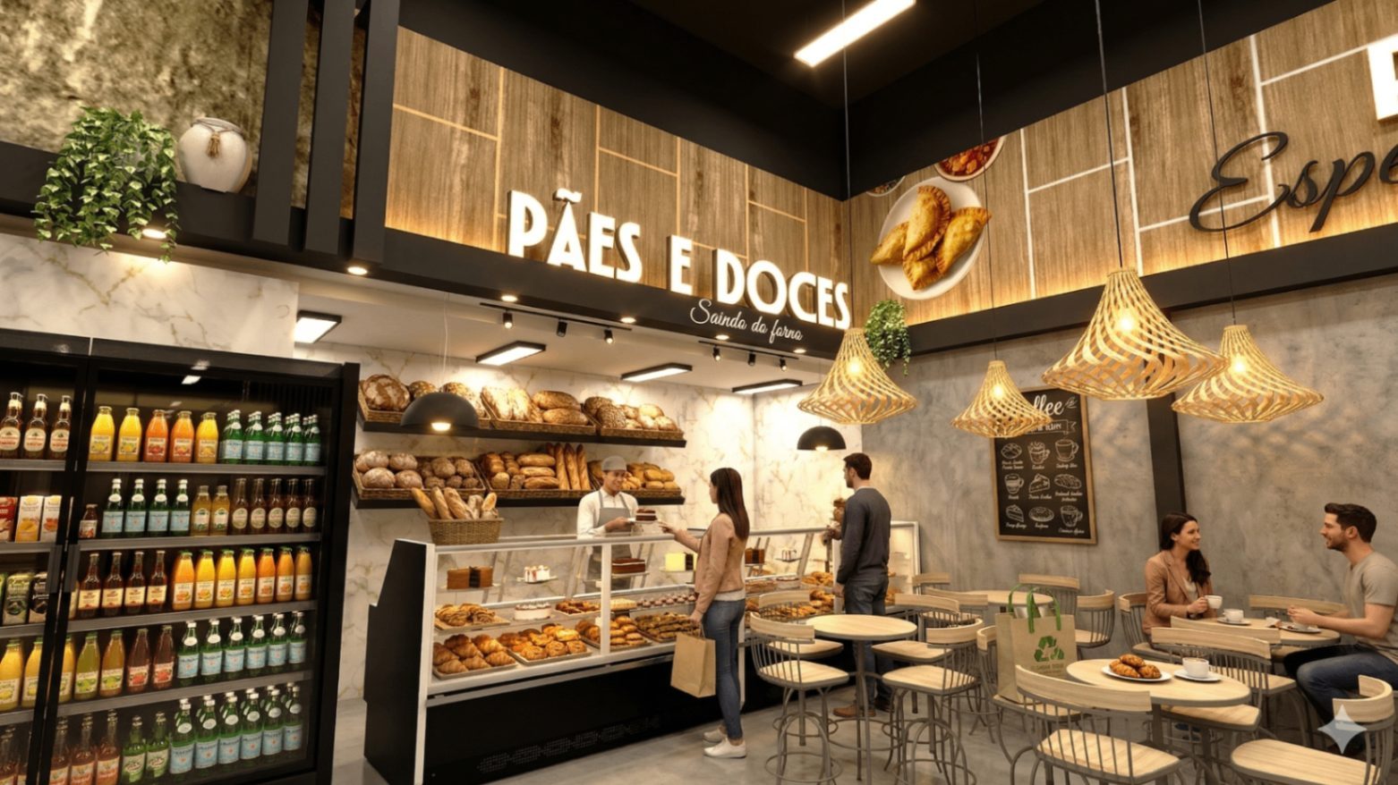 Projeto comercial - padaria e café
